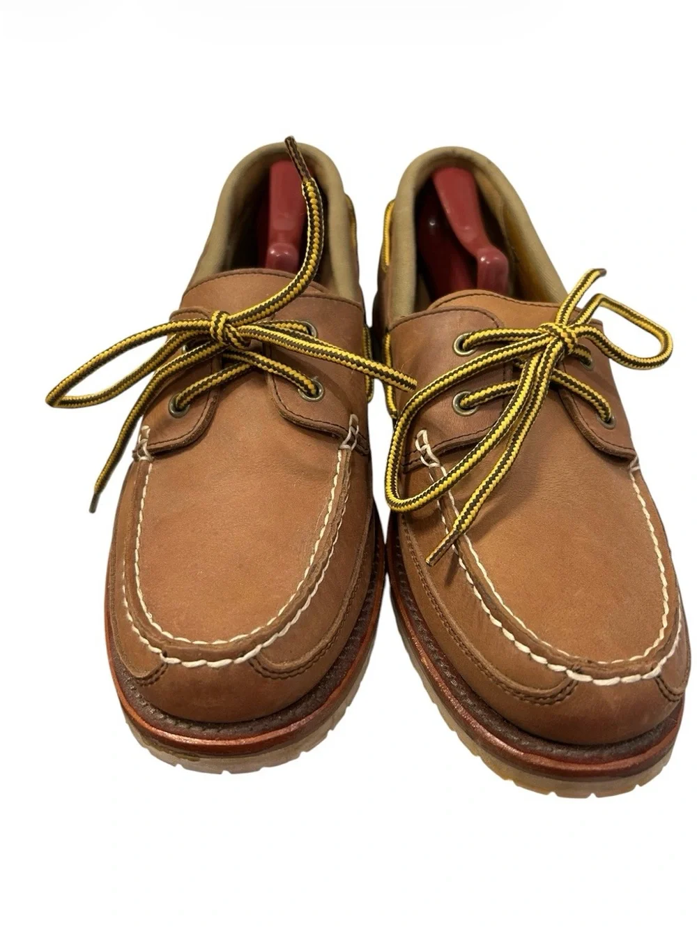 Men’s Lands’ End Leather Boat Shoes/Loafers – Size 10.5